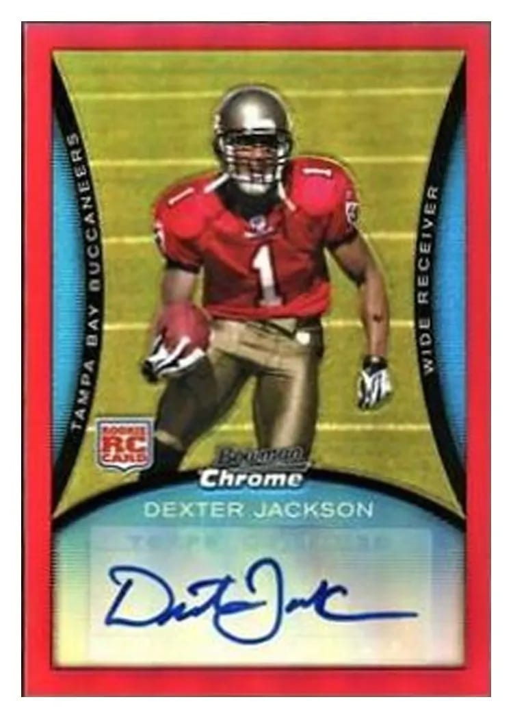 2008 Bowman Chrome Dexter Jackson #BC85 card