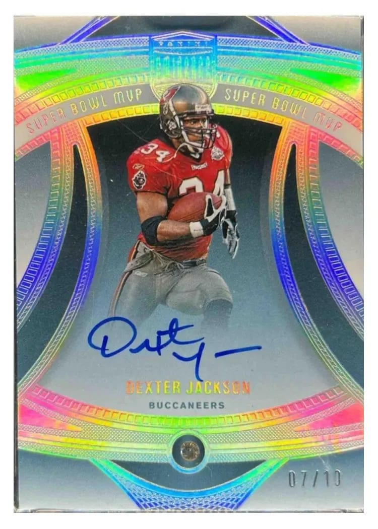 2024 Panini Eminence Super Bowl MVP Diamond Signature Dexter Jackson #10 card
