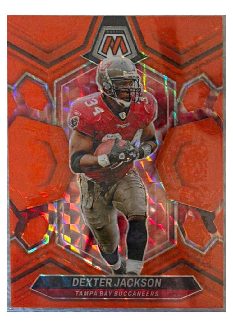 2024 Panini Mosaic Base Set Dexter Jackson Orange Fluorescent #229 card