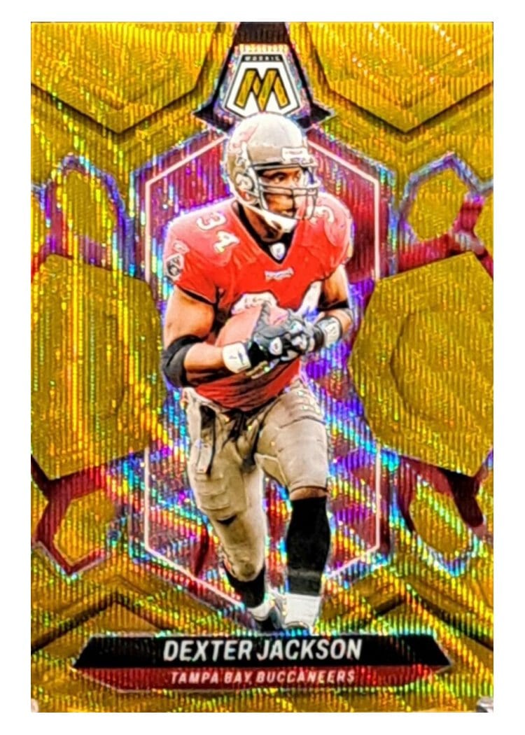 2024 Panini Mosaic Base Set Dexter Jackson Gold Wave #229 card