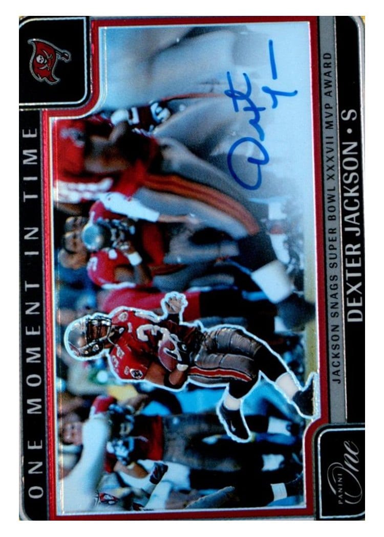 2024 Panini One One Moment in Time Autographs Dexter Jackson #400 card