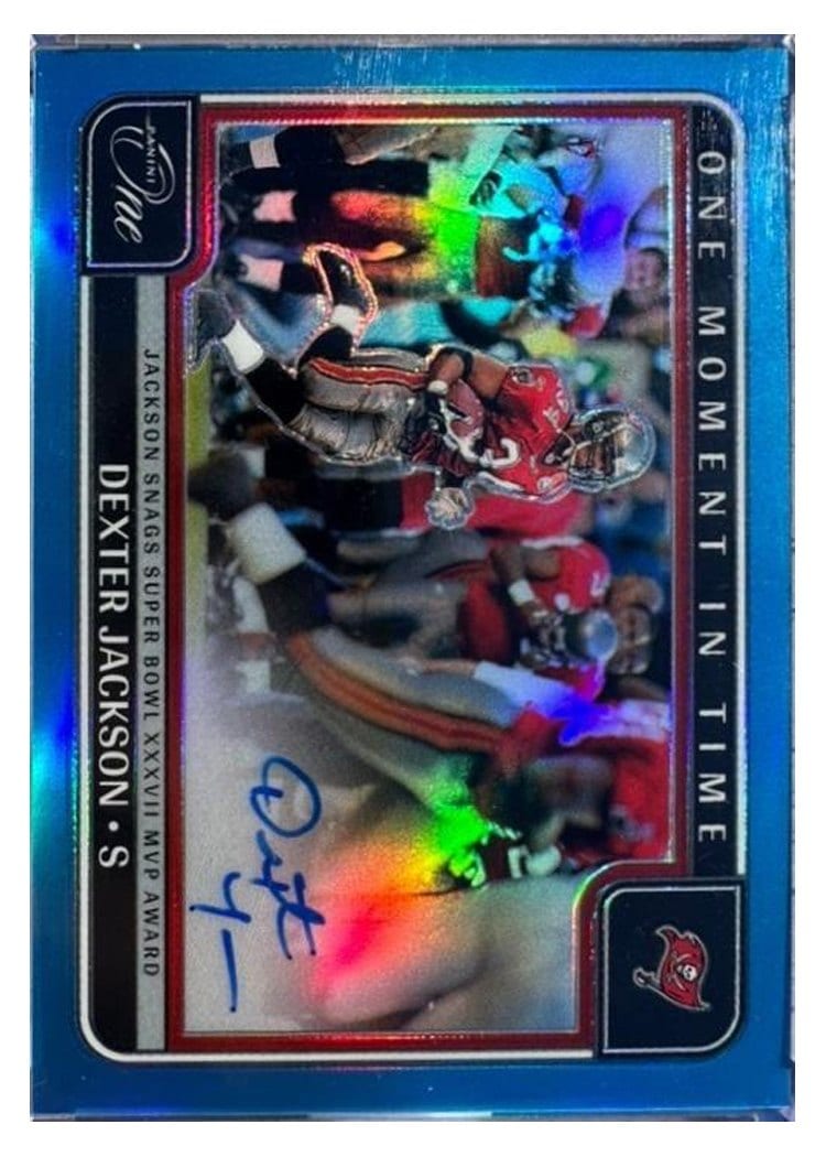 2024 Panini One One Moment in Time Autographs Dexter Jackson #400 card
