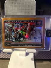 2024 Panini One One Moment in Time Autographs Dexter Jackson #400 card