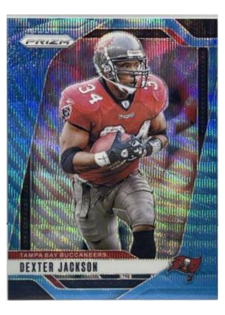 2024 Panini Prizm Base Set Dexter Jackson Blue Wave #276 card