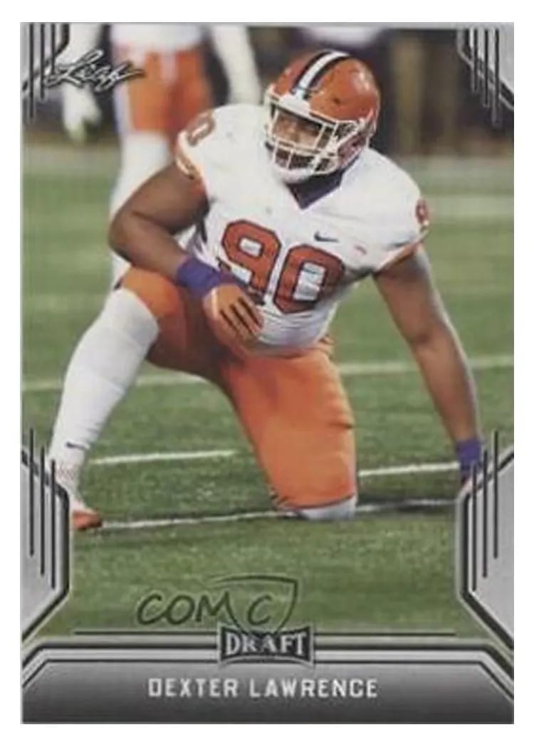 2019 Leaf Draft Dexter Lawrence #24 card