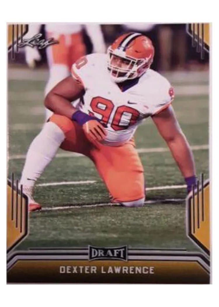 2019 Leaf Draft Dexter Lawrence #24 card