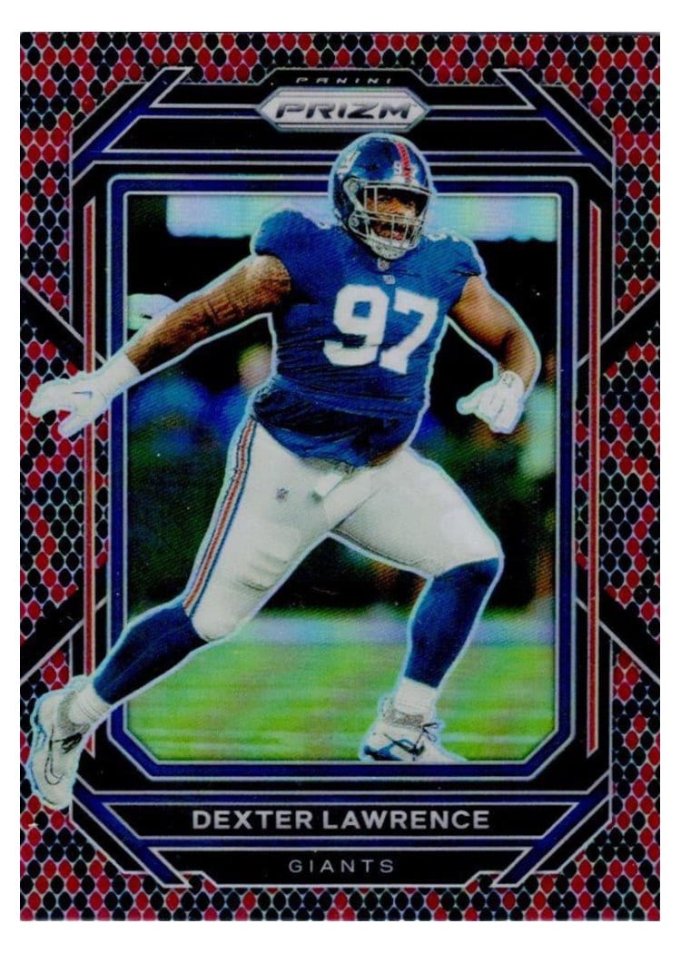 2022 Panini Prizm Base Set Dexter Lawrence #219 card