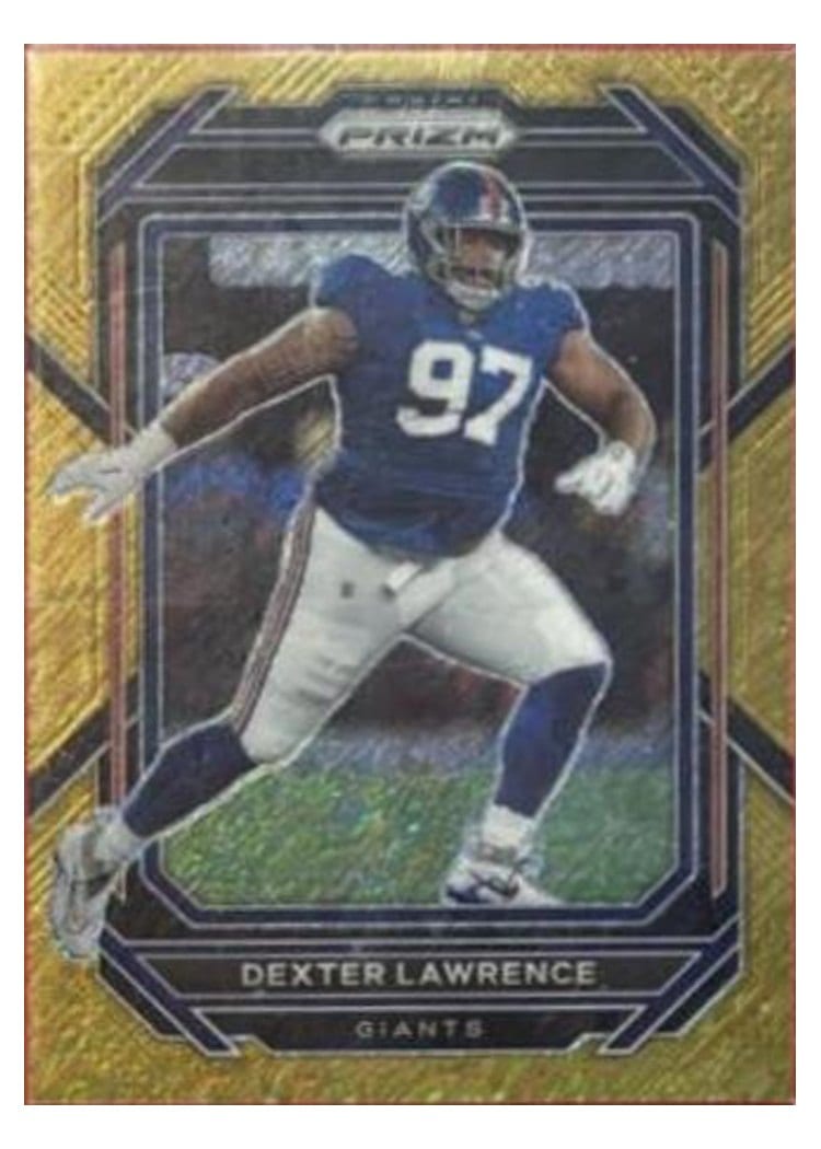 2022 Panini Prizm Base Set Dexter Lawrence #219 card