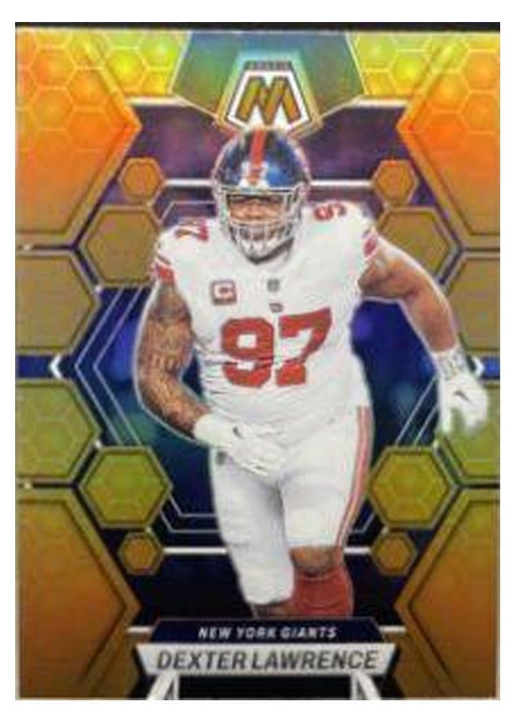 2023 Panini Mosaic Base Set Dexter Lawrence Honeycomb #178 card