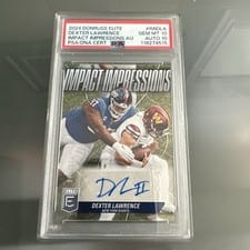 2024 Donruss Elite Impact Impressions Dexter Lawrence #IMI-DLA card