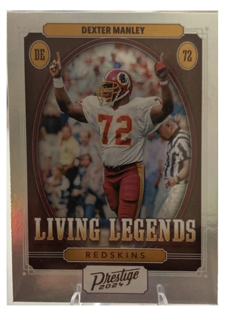 2024 Panini Prestige Living Legends Xtra Points Autographs Dexter Manley #LL-DMY card