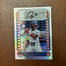 2025 Panini Stars & Stripes 15U National Team Signatures Dexter McCleon Jr. #NTS-DMJ card