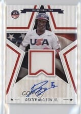 2025 Panini Stars & Stripes Signature Materials Dexter McCleon Jr. #SSM-DM card