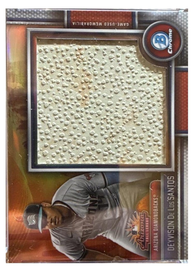 2023 Bowman Chrome 2022 AFL Jumbo Relics Deyvison De Los Santos #AFLJ-DD card