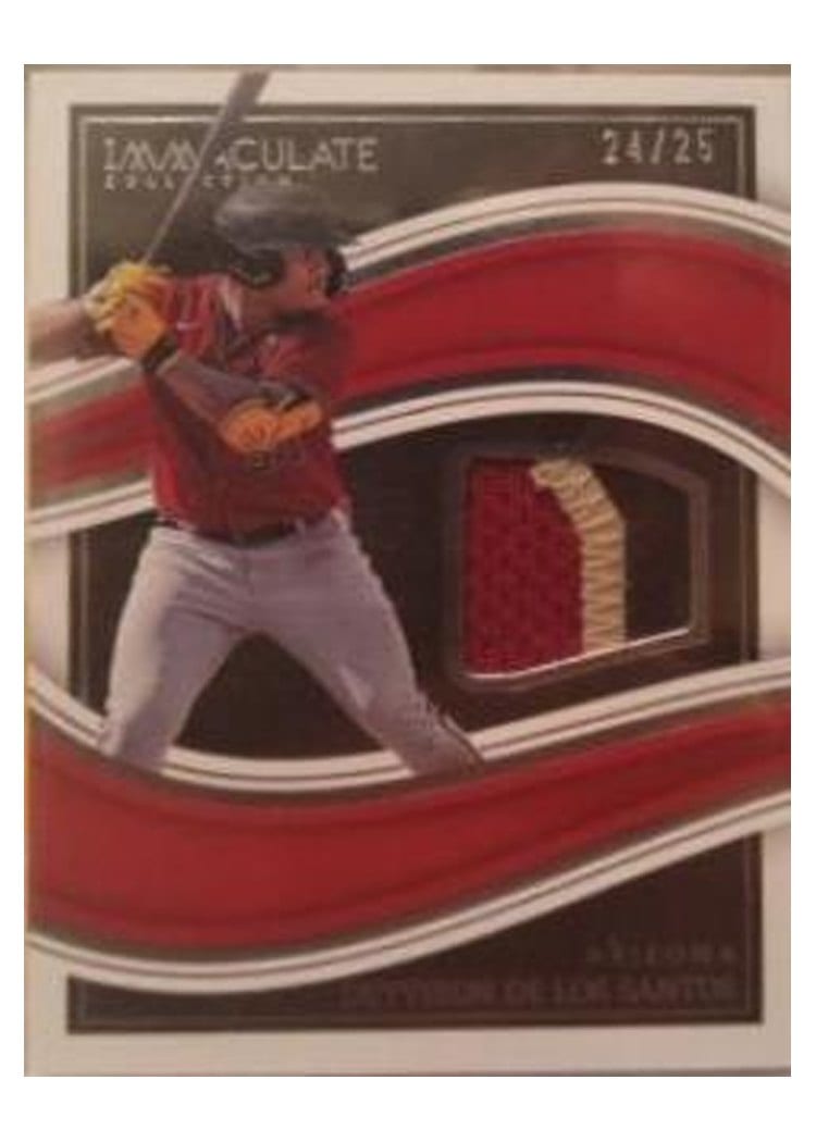 2023 Panini Immaculate Collection Black Materials Prime Deyvison De Los Santos #IBMP-DS card
