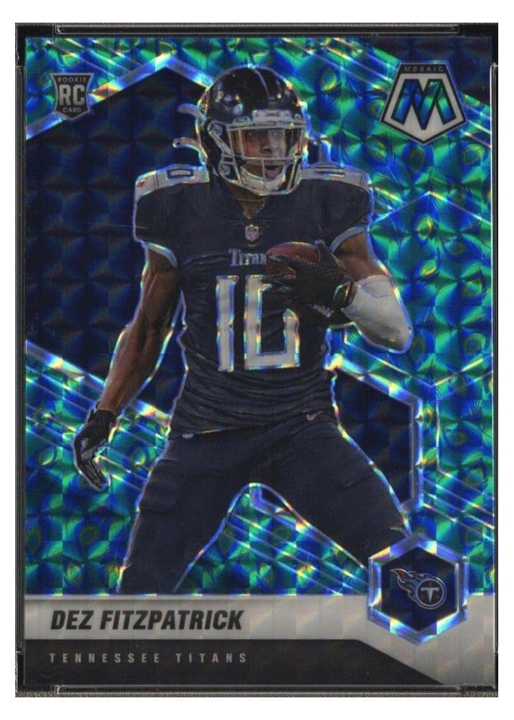 2021 Panini Mosaic Base Set Dez Fitzpatrick Choice Peacock Mosaic #336 card