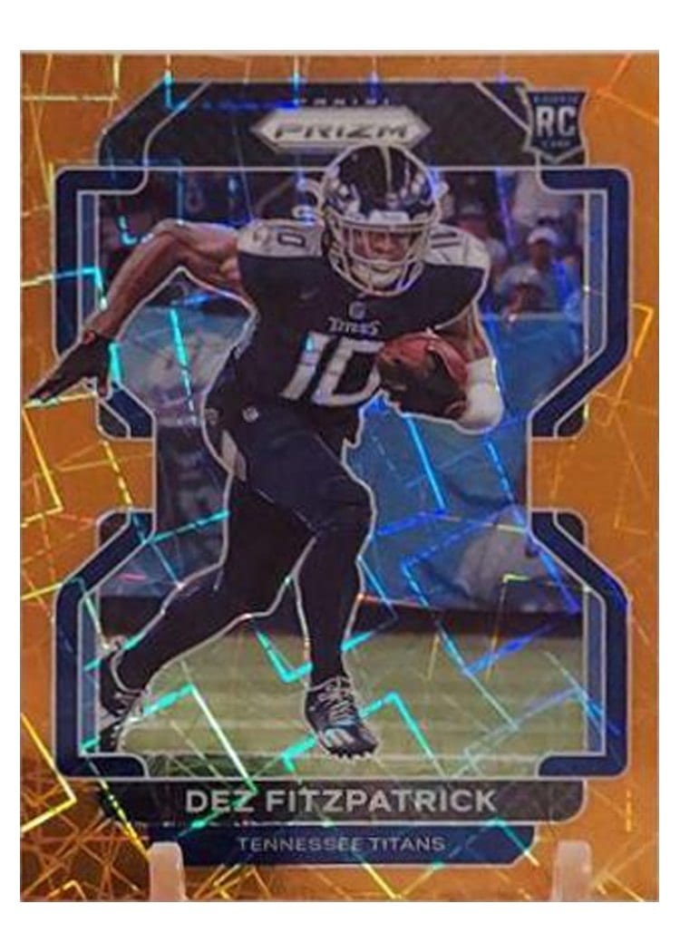 2021 Panini Prizm Base Set Dez Fitzpatrick Orange Lazer Prizm #366 card