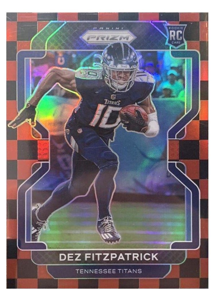 2021 Panini Prizm Base Set Dez Fitzpatrick Red Prizm #366 card