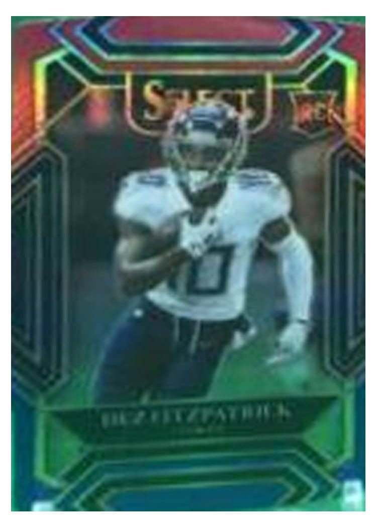 2021 Panini Select Base Set Dez Fitzpatrick Red and Blue Die Cut #272 card