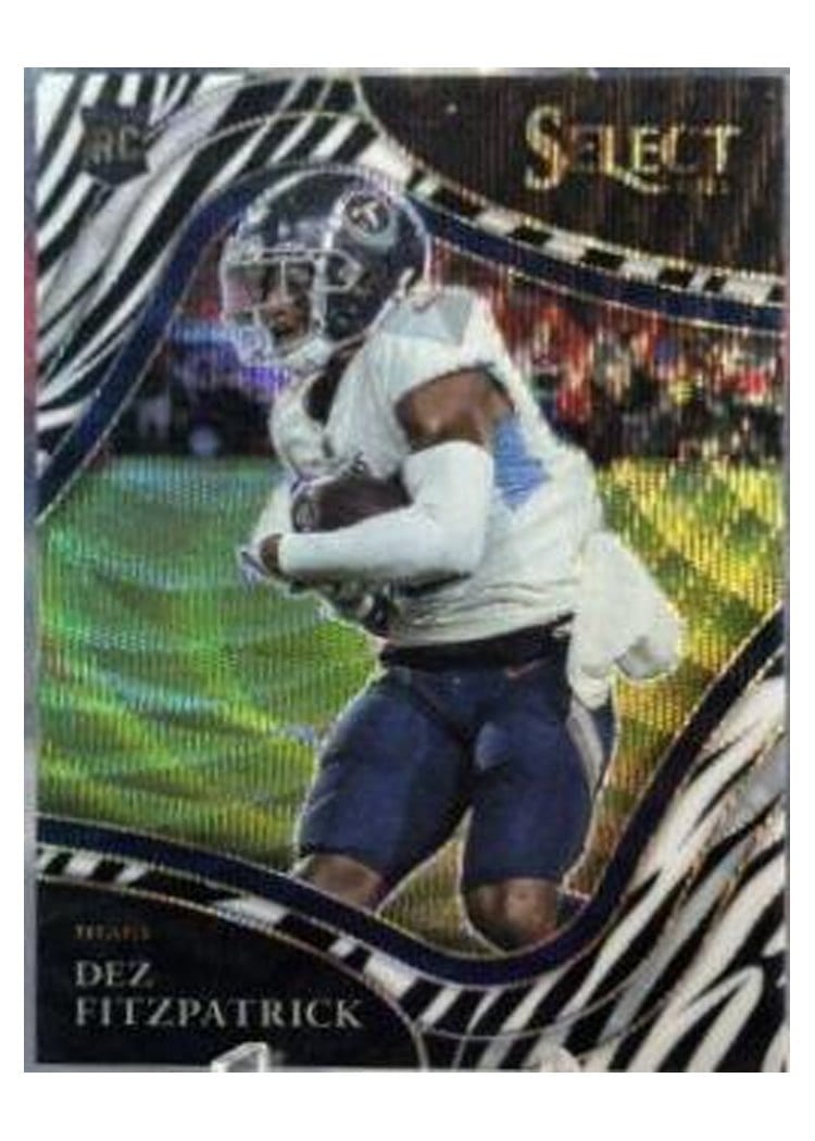 2021 Panini Select Base Set Dez Fitzpatrick Zebra #372 card