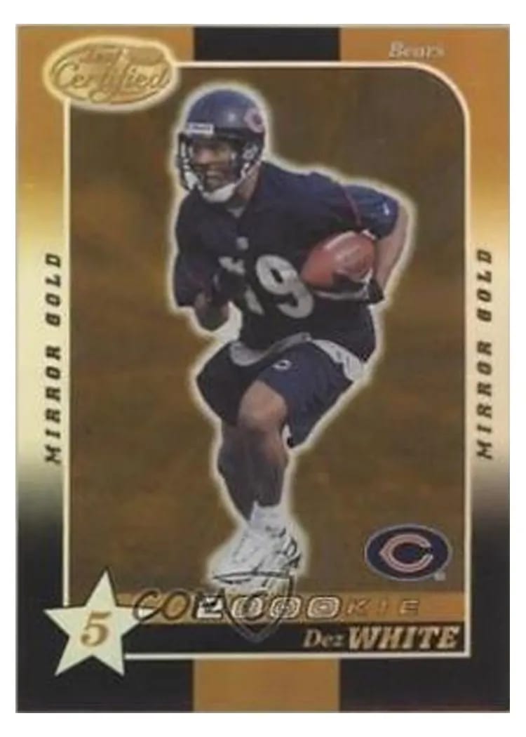 2000 Leaf Certified Dez White #225 card