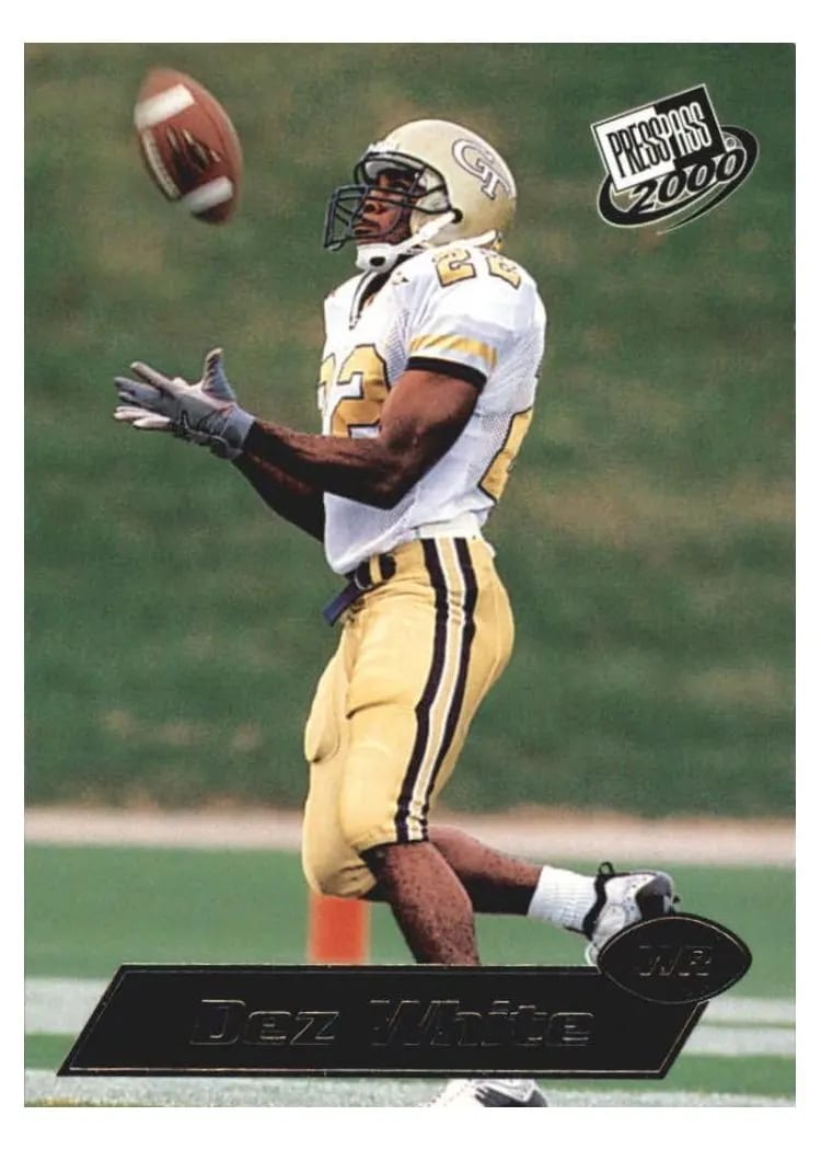 2000 Press Pass Dez White #17 card