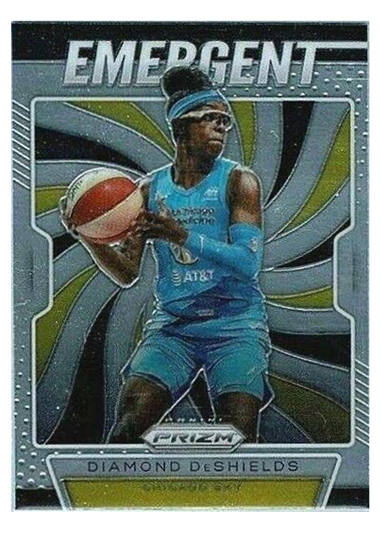 2020 Panini Prizm WNBA Emergent Diamond DeShields #6 card