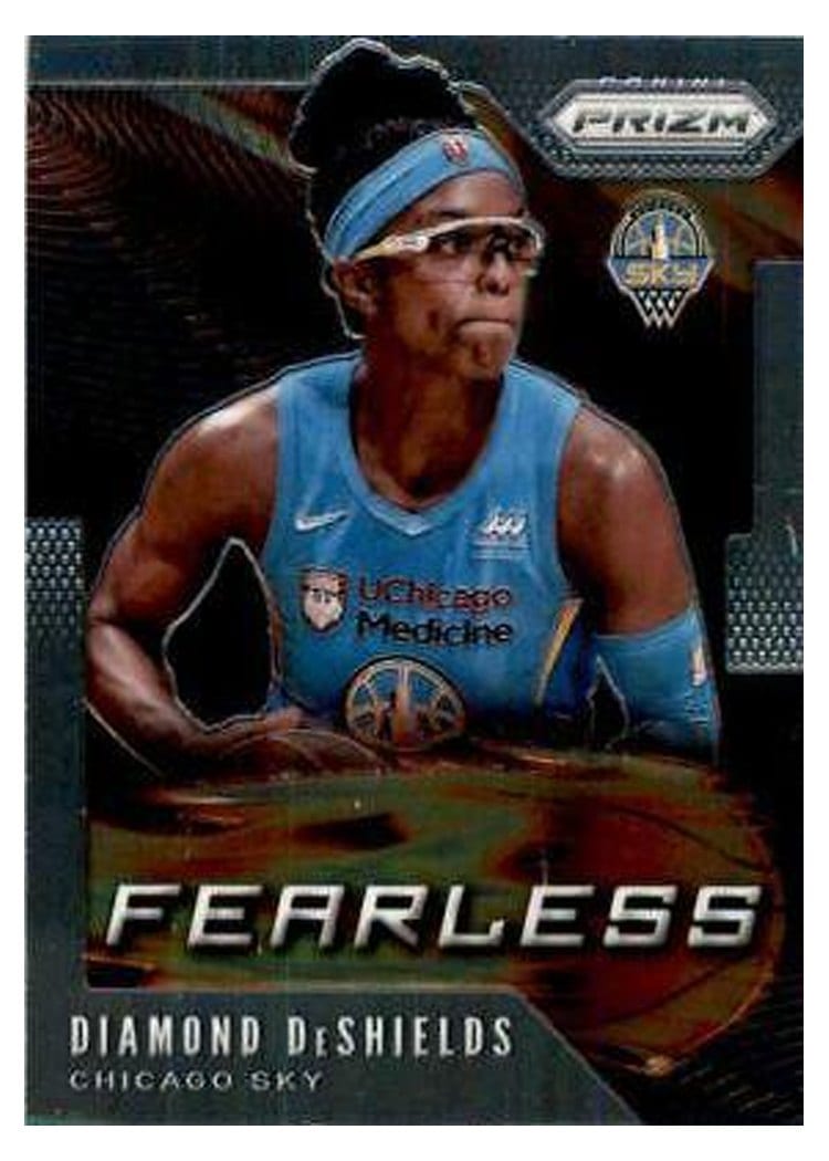 2020 Panini Prizm WNBA Fearless Diamond DeShields #12