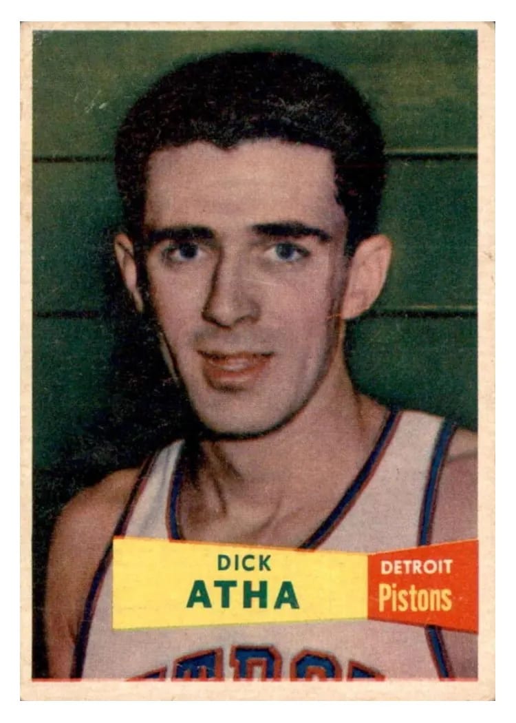 1957 Topps Dick Atha #14 card