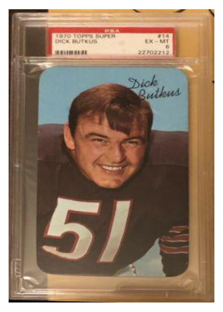 1970 Topps Super Dick Butkus #14 card