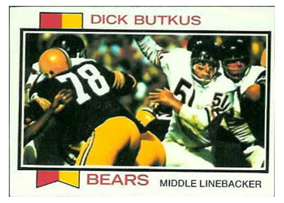 1973 Topps Dick Butkus #300 card