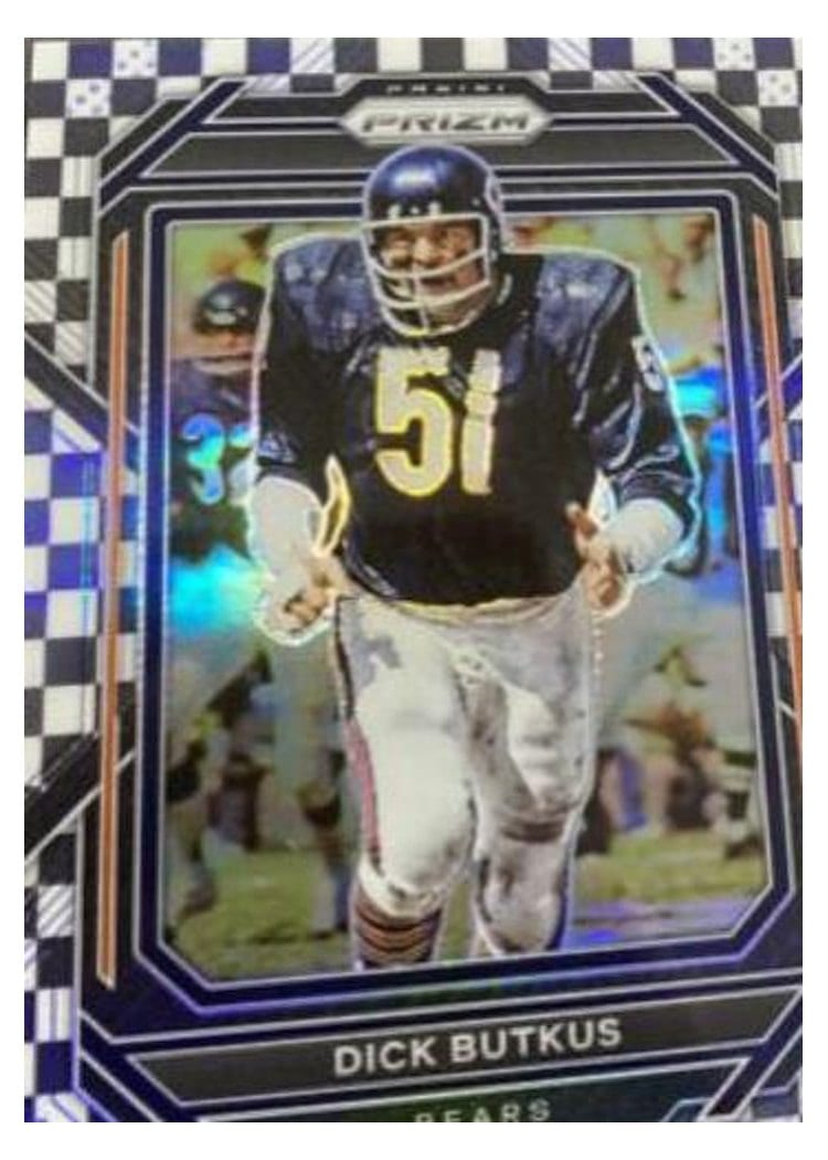2022 Panini Prizm Base Set Dick Butkus #54 card