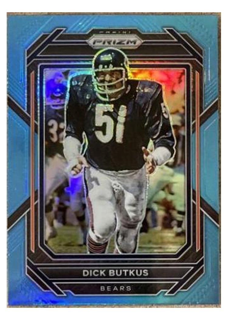 2022 Panini Prizm Base Set Dick Butkus Light Blue #54 card