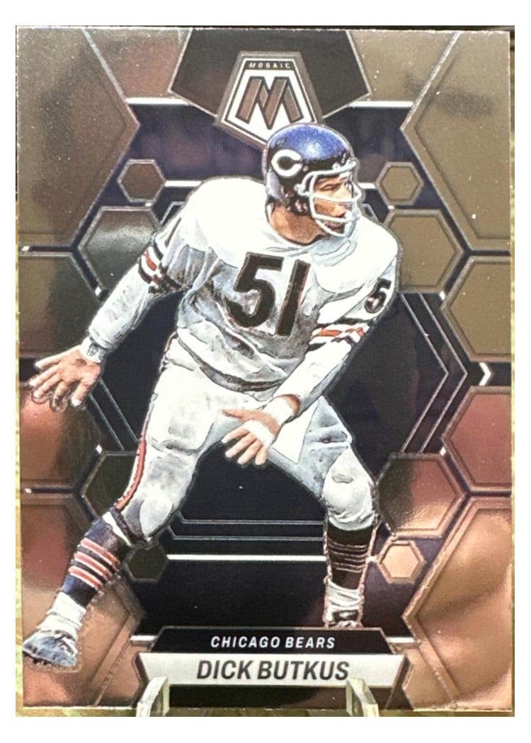 2023 Panini Mosaic Base Set Dick Butkus #37 card