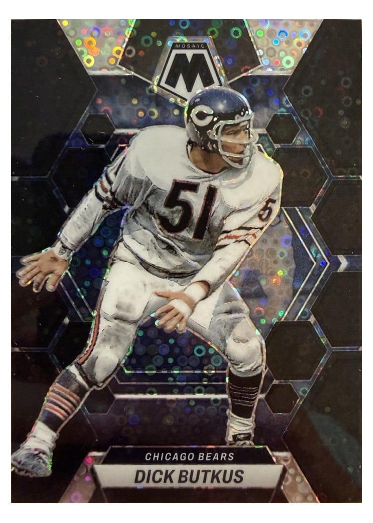 2023 Panini Mosaic Base Set Dick Butkus #37 card