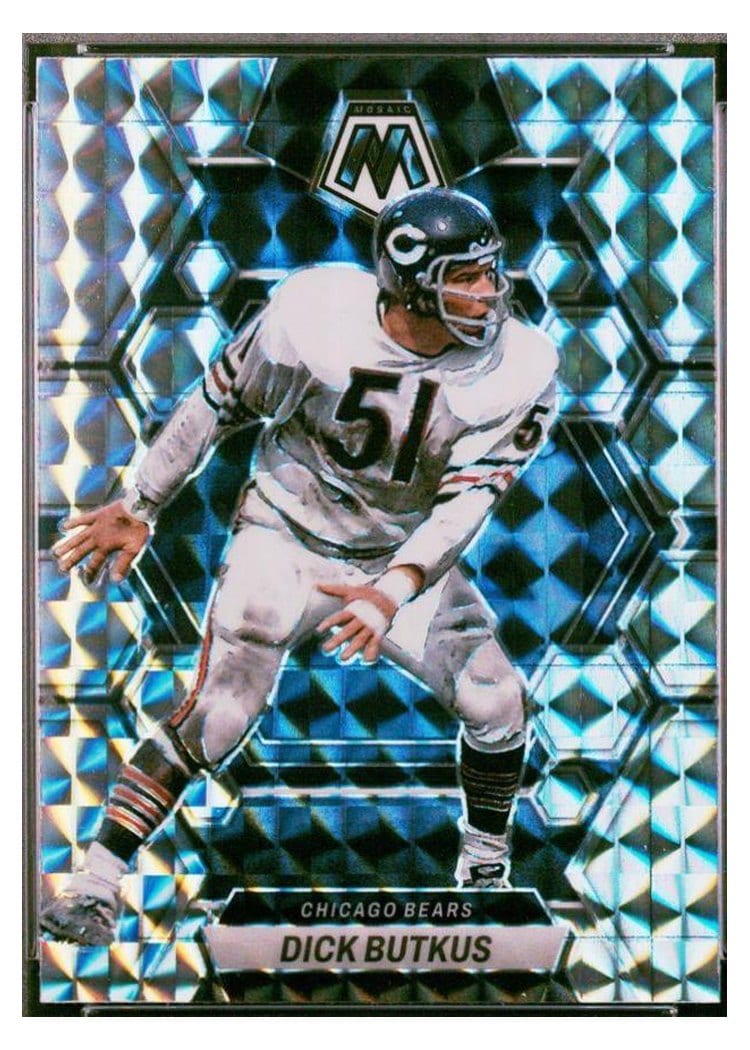 2023 Panini Mosaic Base Set Dick Butkus #37 card