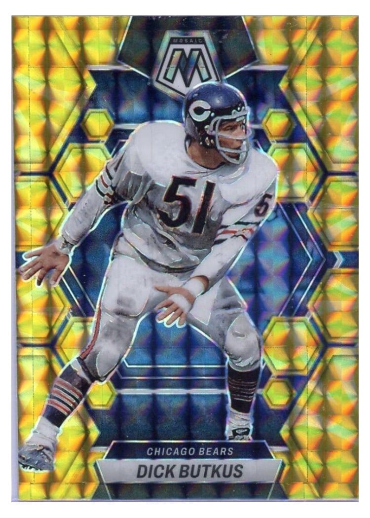 2023 Panini Mosaic Base Set Dick Butkus #37 card