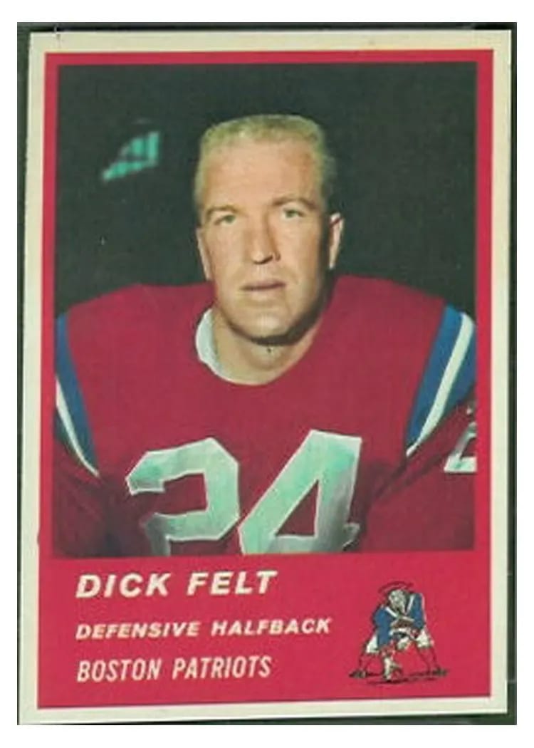 1963 Fleer Dick Felt #8 card