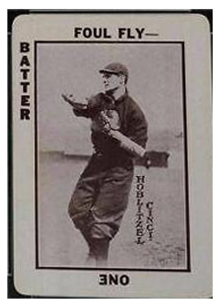 1913 National Game Dick Hoblitzel card
