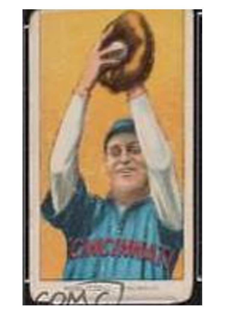 1909 T206 Sweet Caporal 350 Factory 30 Dick Hoblitzell card