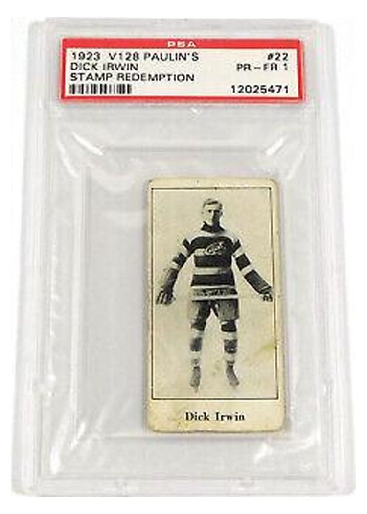 1923 V128 Paulin's Dick Irwin (Irvin) Stamp Redemption #22 card