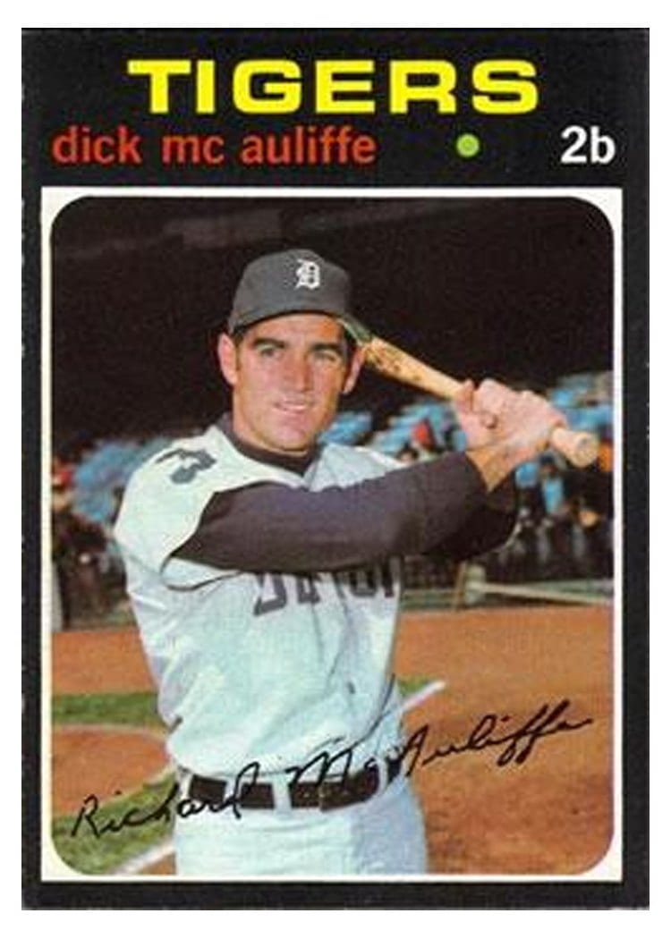 1971 Topps Dick McAuliffe #3 card