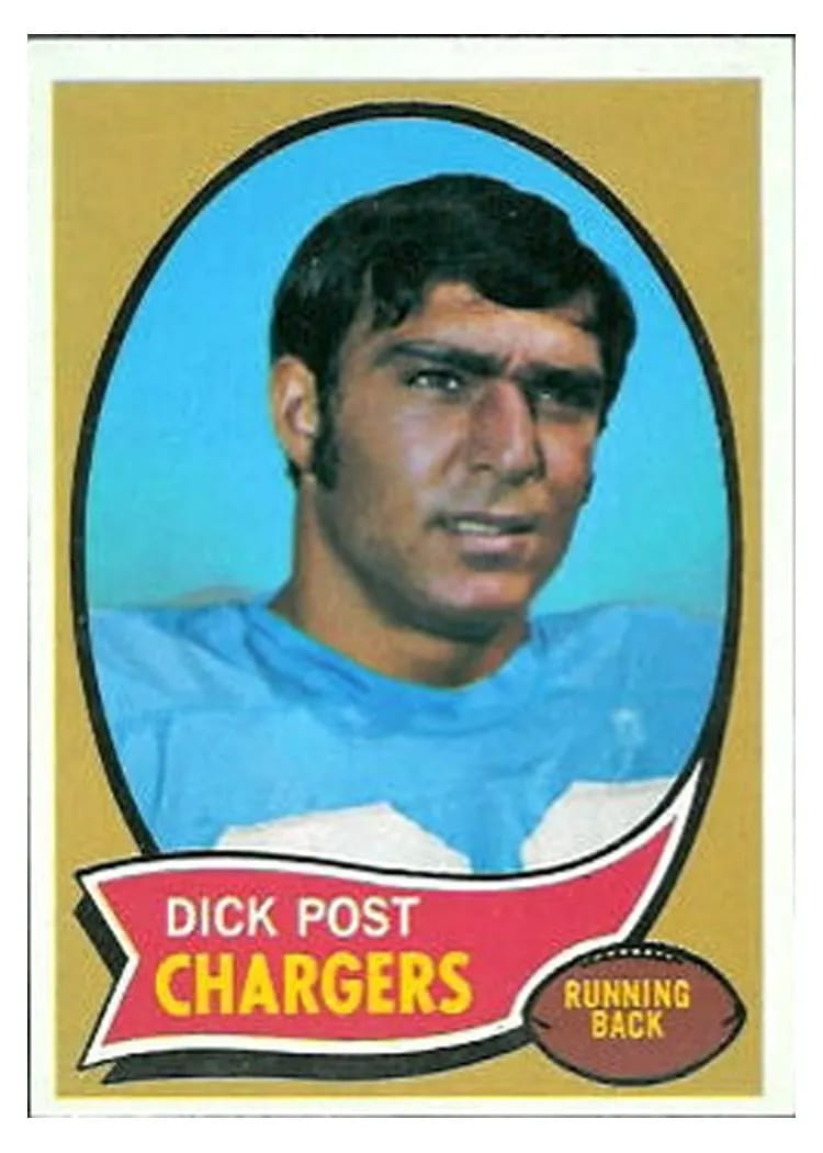 1970 Topps Dick Post #97 card