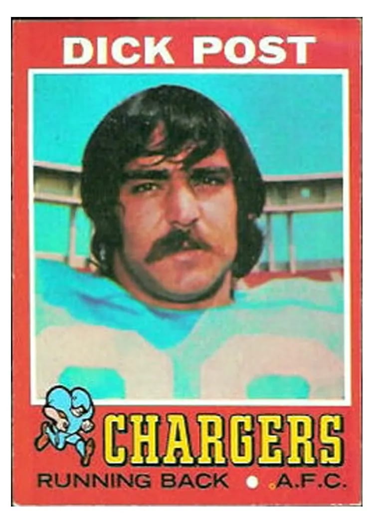 1971 Topps Dick Post #229 card