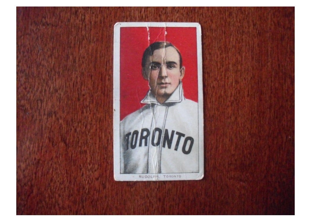 1909 T206 Polar Bear Dick Rudolph card