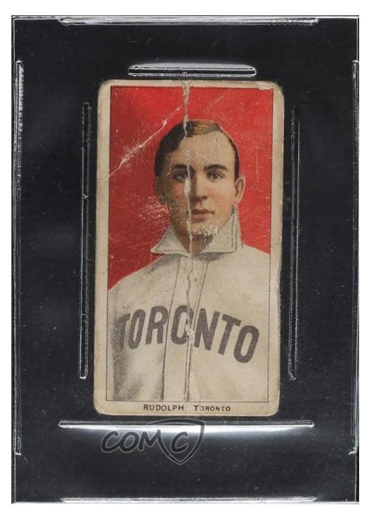1909 T206 Sweet Caporal 350 Factory 30 Dick Rudolph card