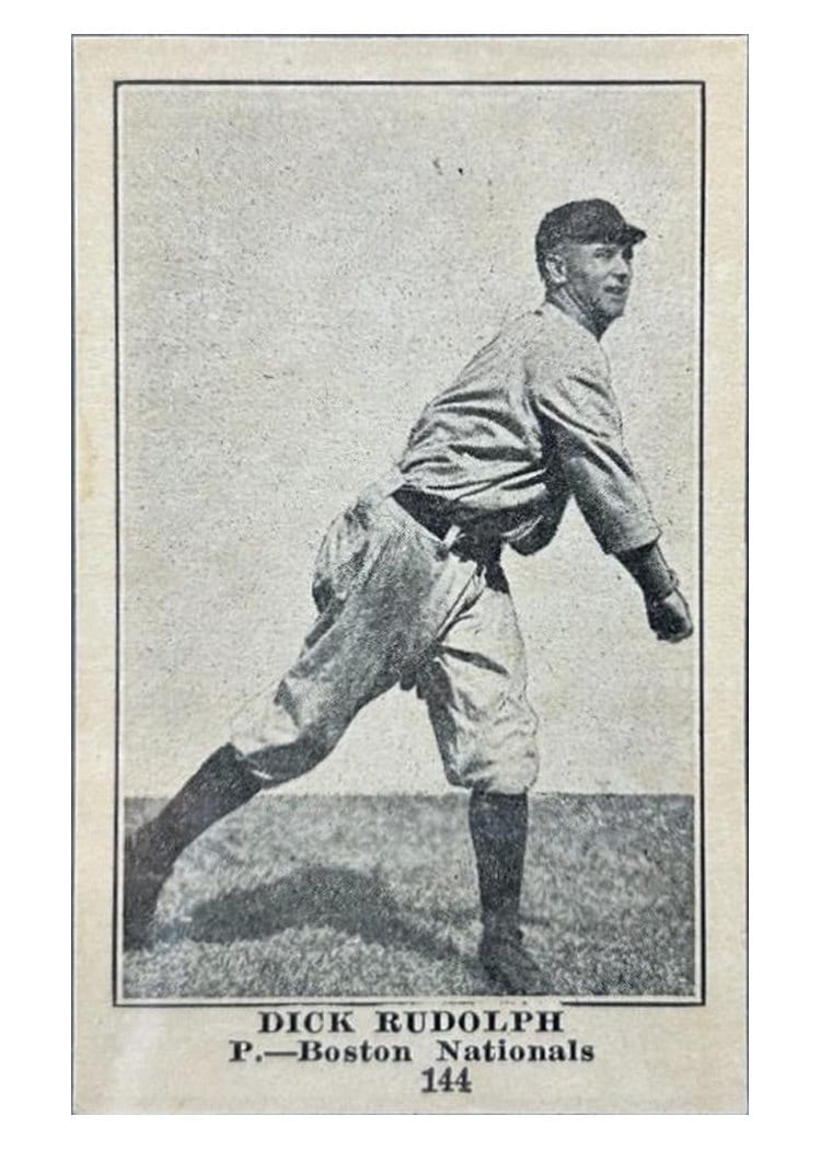 1917 Boston Store Dick Rudolph #144 card