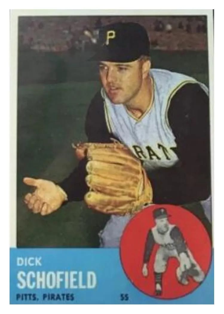 1963 Topps Dick Schofield #34 card
