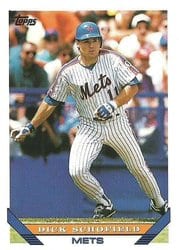 1993 Topps Base Set Dick Schofield #79 card