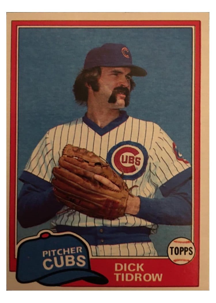 1981 Topps Dick Tidrow #352 card